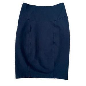 Ripe Maternity Black Adjustable Waist Pencil Skirt